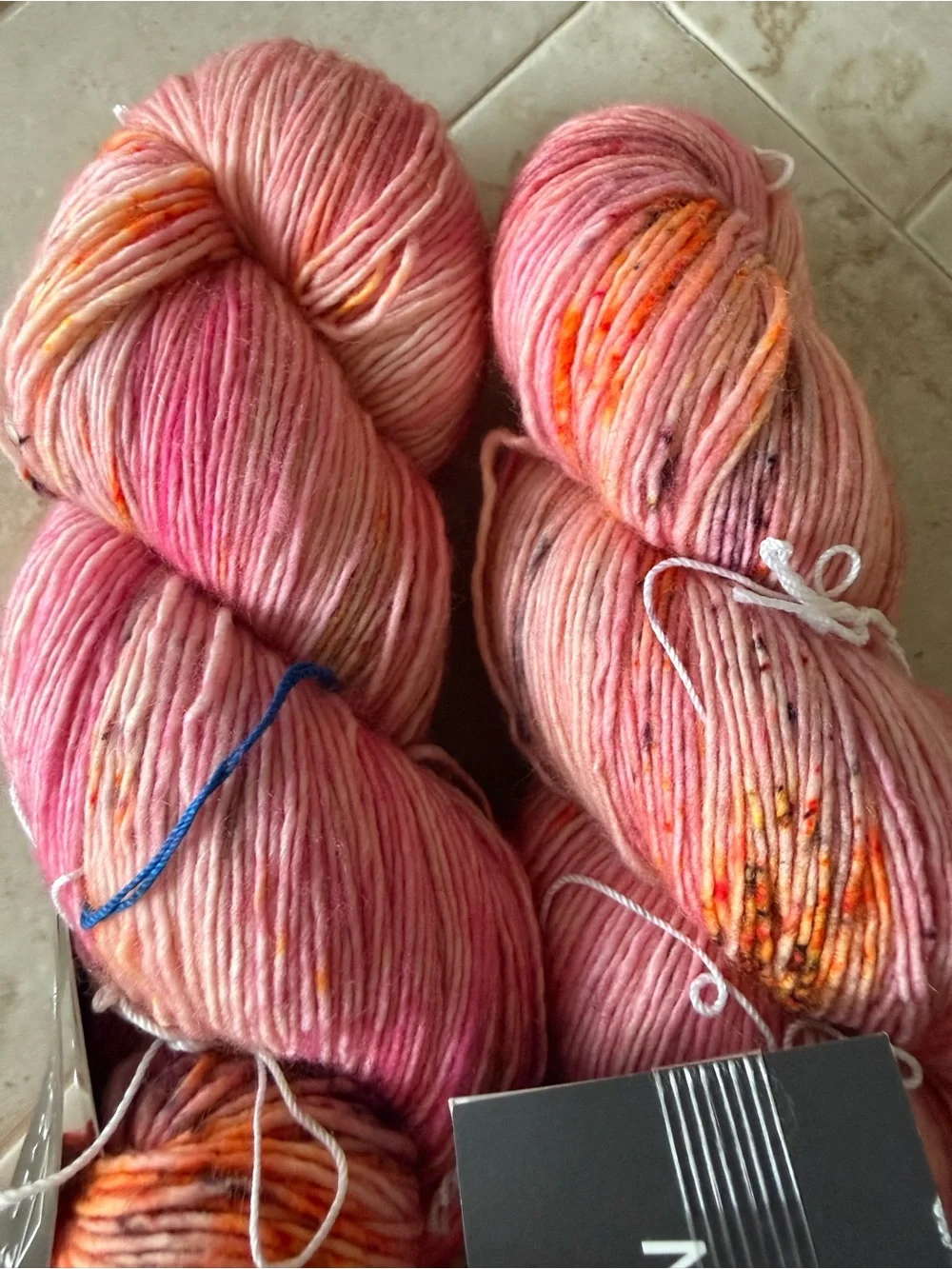 MadelineTosh Pink Peach Hand-Dyed Yarn - Barbara Deserved Better